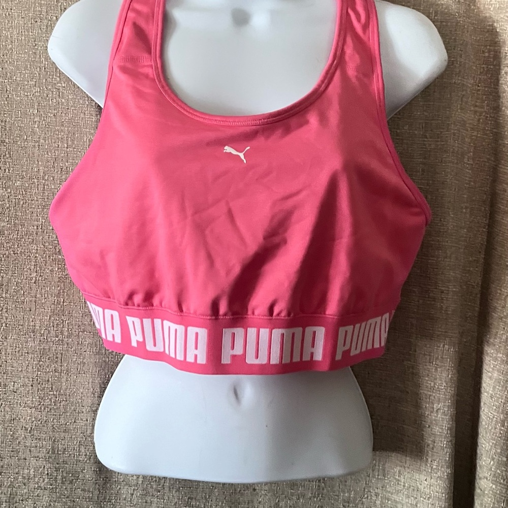 PUMA Vibrant Pink Sports Bra